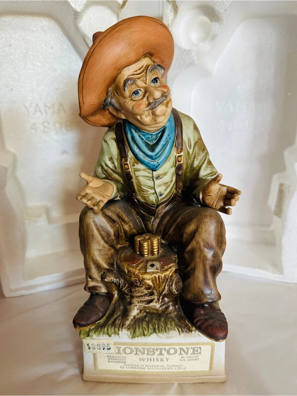 VTG 1974 “Western Gambler” Lucky Buck - Decanter EMPTY ♻️